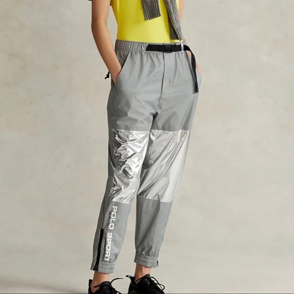 $210 New Ralph Lauren Shinny Ripstop Pants with tag